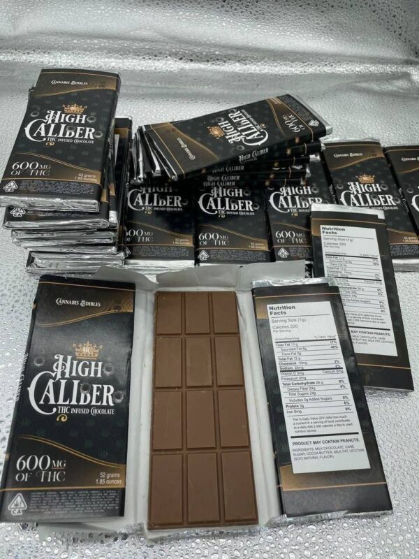 High Caliber THC Chocolates 600MG For Sale