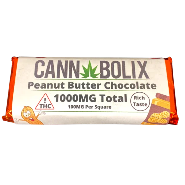 1000MG Peanut Butter Chocolate Bar