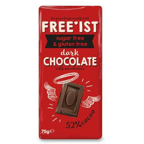 Free’ist Sugar Free Gluten Free Dark Chocolate 75G