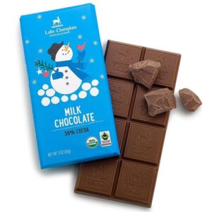 Milk Chocolate Holiday Organic Bar