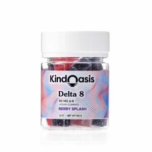 Delta 8 THC Gummies 50mg - 20ct Berry Splash