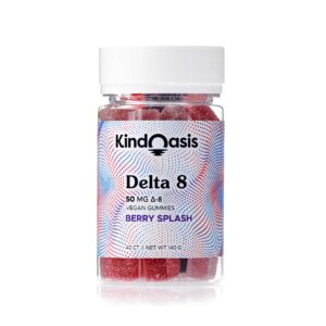 Delta 8 THC Gummies 50mg - 40ct Berry Splash