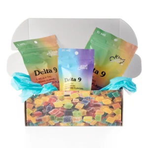 Delta 9 THC Gummy Flight W-Gift Box